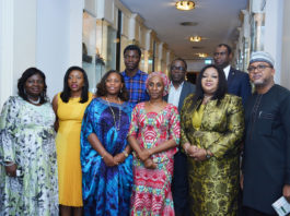 Mrs. Osinbajo with the sponsors